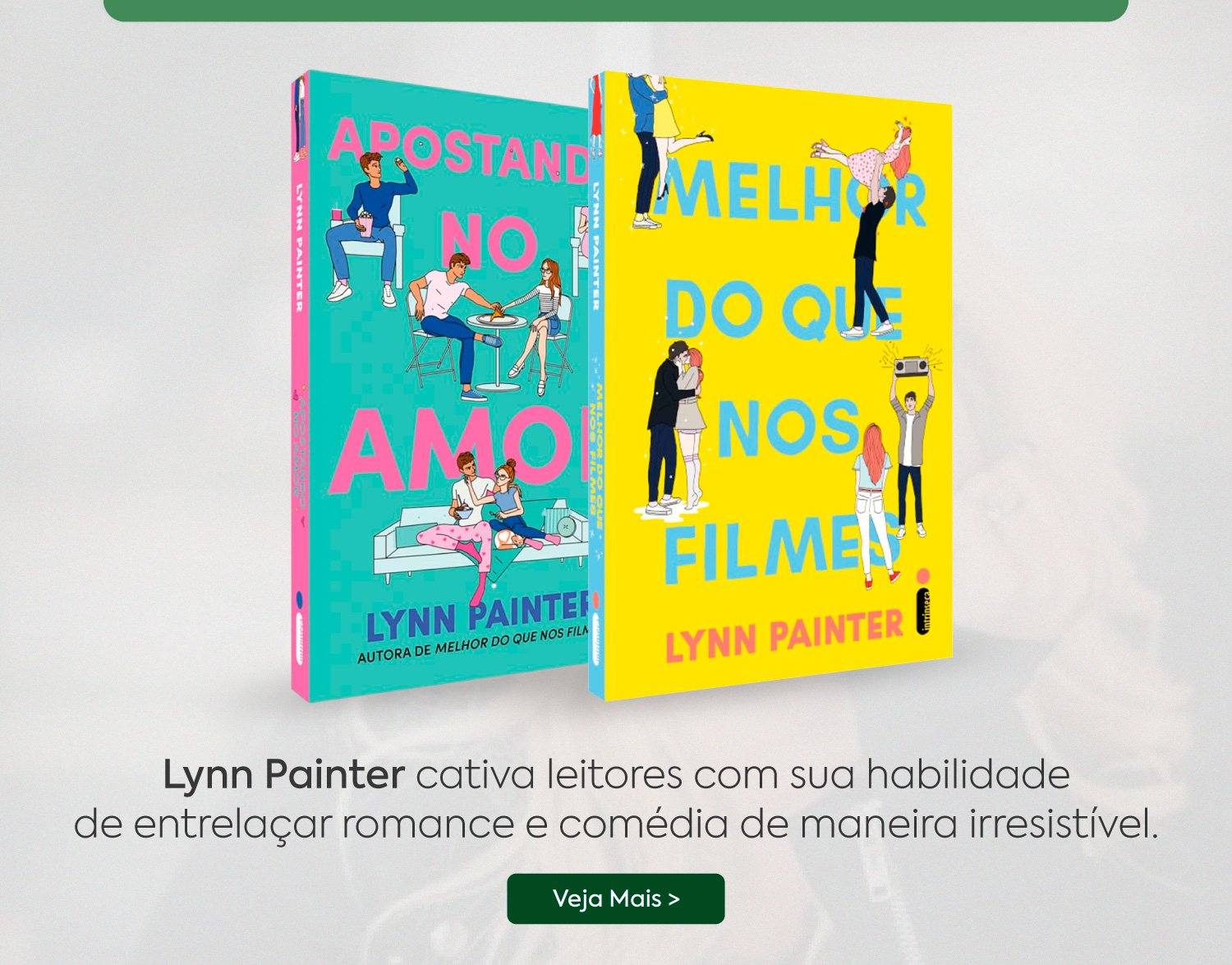 coluna vitrine lynn painter melhor do que nos filmes apostando no amor livraria livro