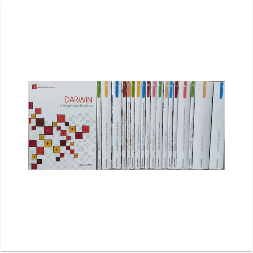 Coleção Folha Livros Que Mudaram O Mundo - 20 Volumes - Usado